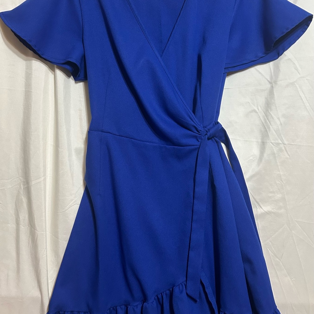 Elegant Blue Women's Dress